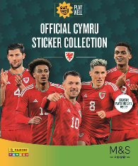 Official Cymru Sticker Collection M and S swaps